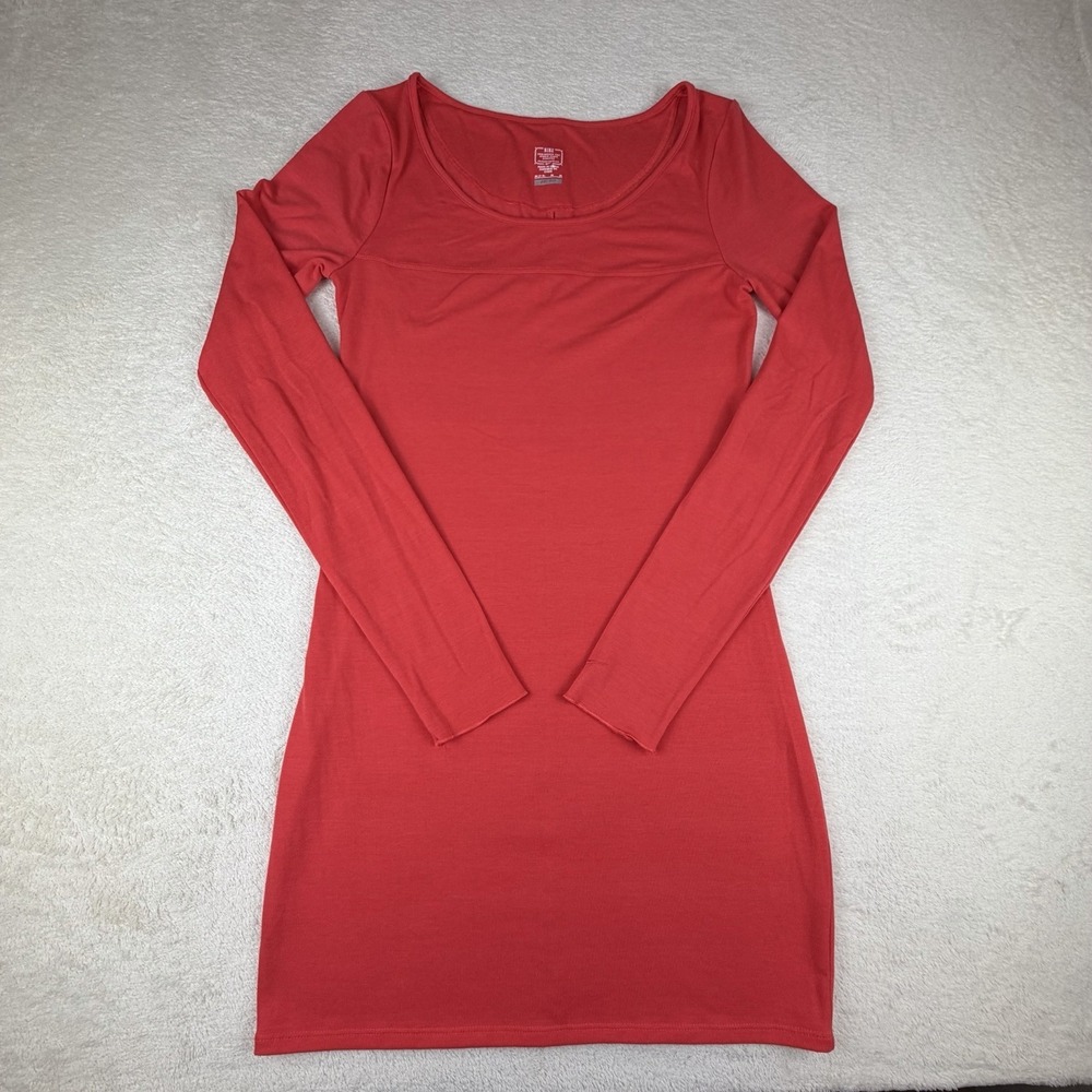 Nike Dri-Fit Red Long Sleeve Athletic Dress Womens M 518438-615 Training-RARE